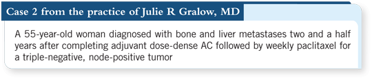 Case 2 from the practice of Julie R Gralow, MD